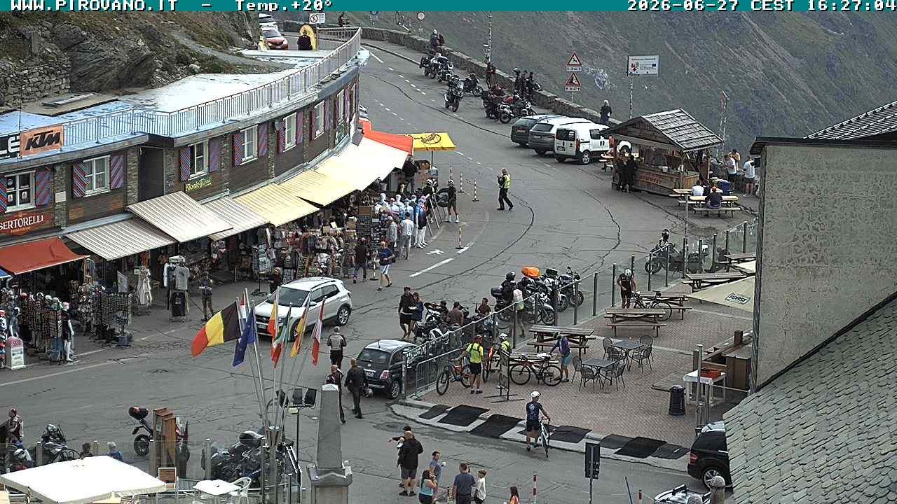 Archiv Foto Webcam Stilfserjoch: Passübergang
