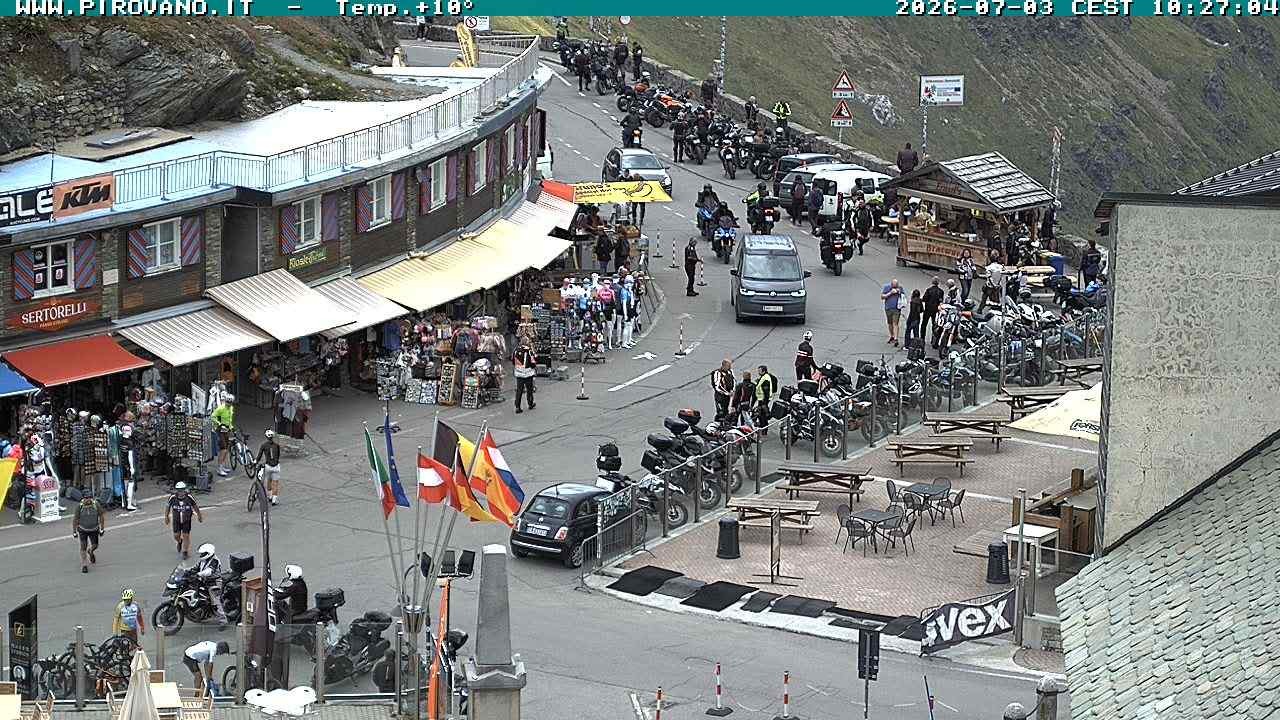 Archiv Foto Webcam Stilfserjoch: Passübergang