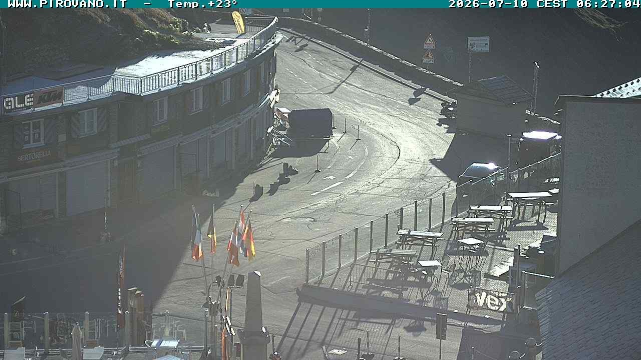 Archiv Foto Webcam Stilfserjoch: Passübergang