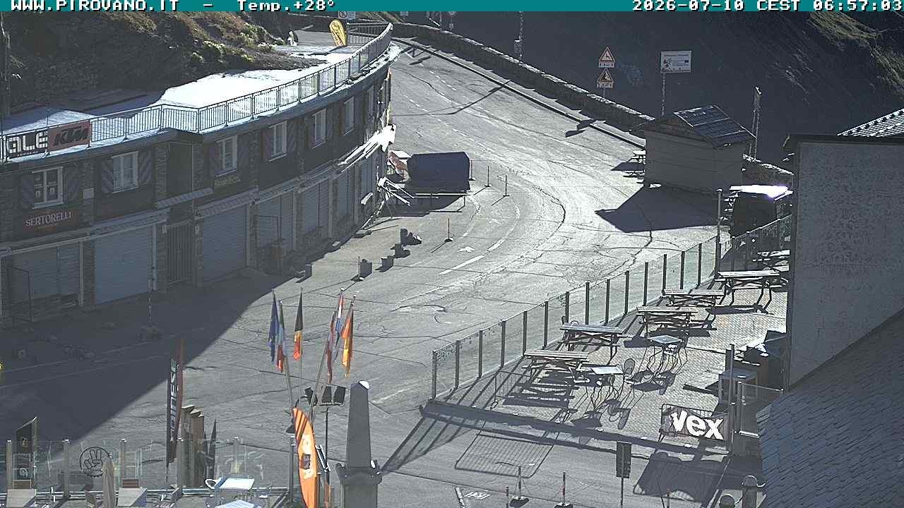 Archiv Foto Webcam Stilfserjoch: Passübergang