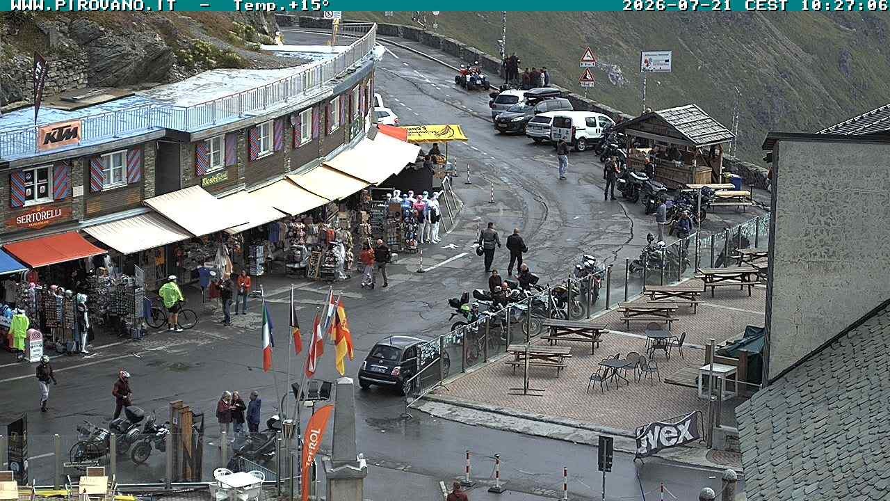 Archiv Foto Webcam Stilfserjoch: Passübergang