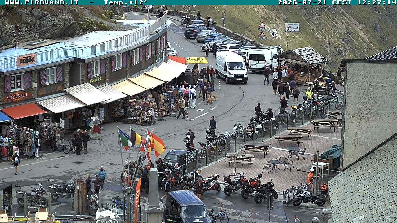 Archiv Foto Webcam Stilfserjoch: Passübergang