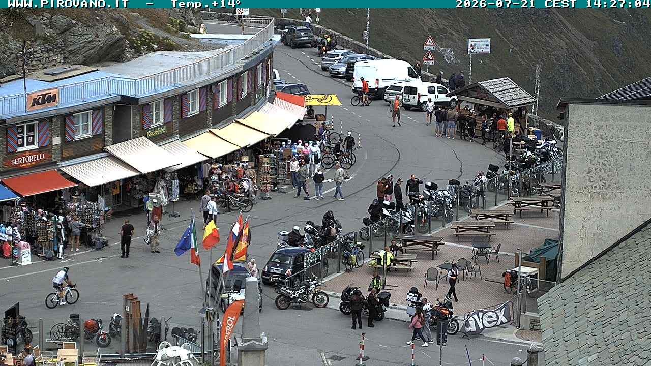 Archiv Foto Webcam Stilfserjoch: Passübergang