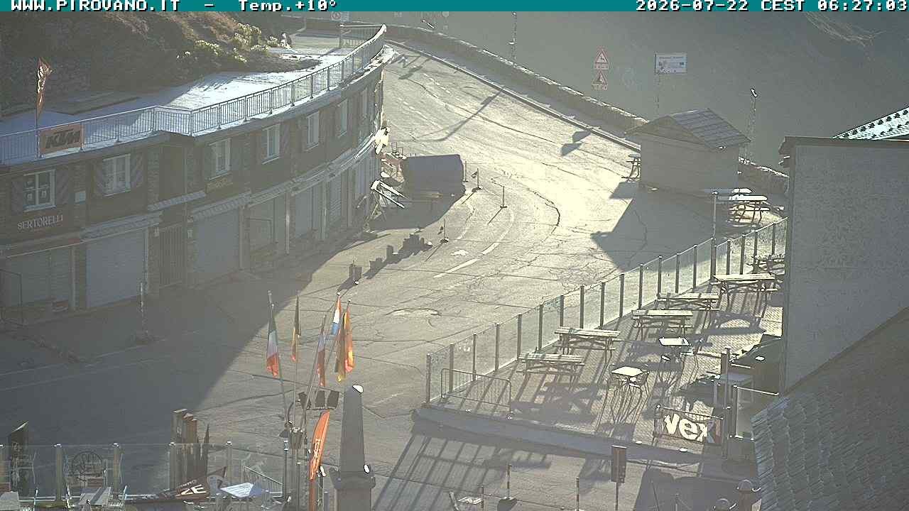 Archiv Foto Webcam Stilfserjoch: Passübergang