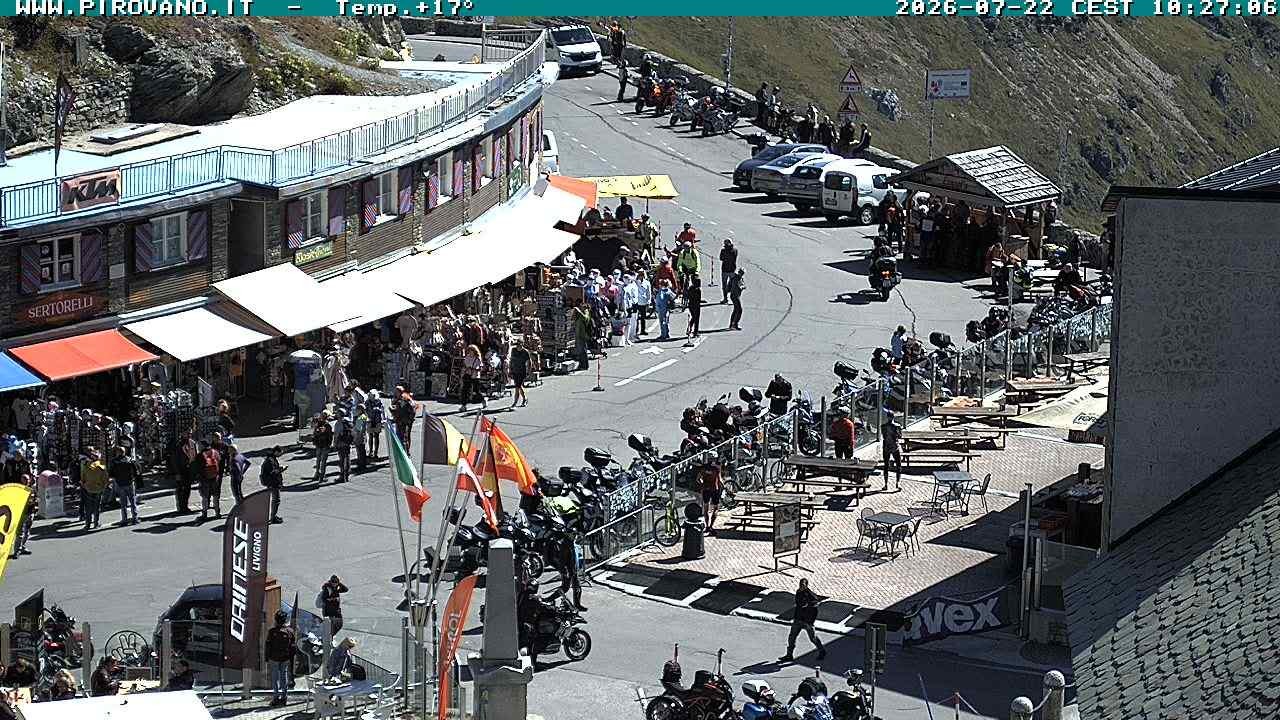 Archiv Foto Webcam Stilfserjoch: Passübergang