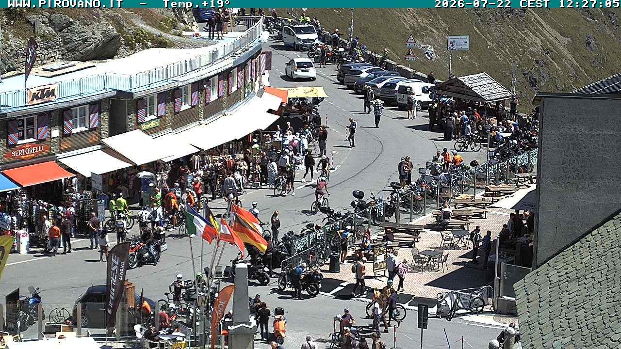 Archiv Foto Webcam Stilfserjoch: Passübergang