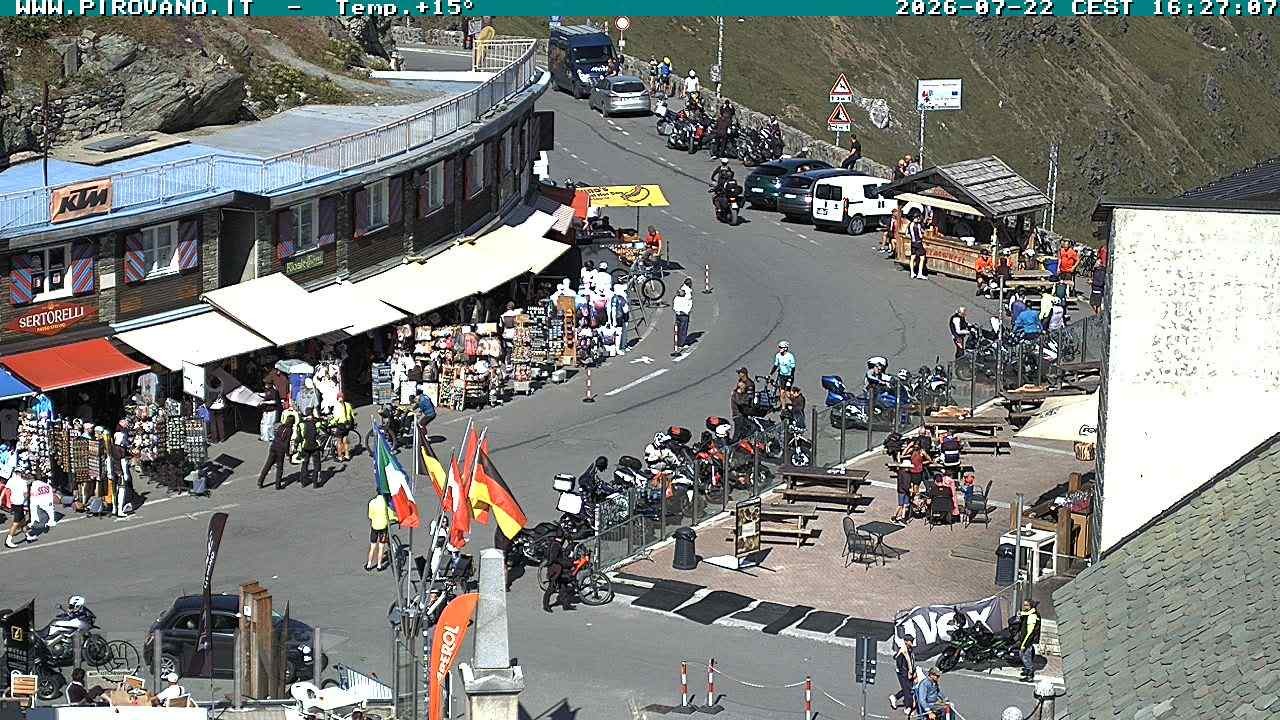 Archiv Foto Webcam Stilfserjoch: Passübergang