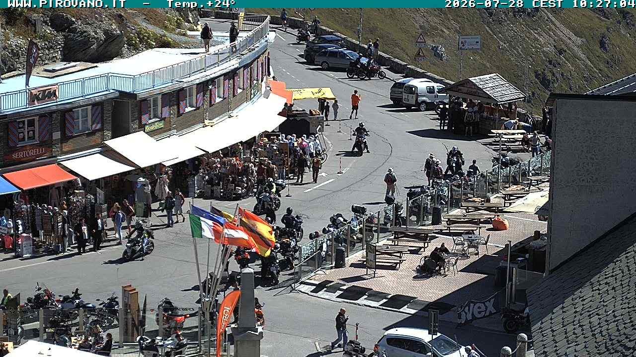 Archiv Foto Webcam Stilfserjoch: Passübergang