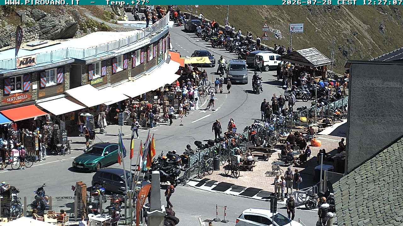 Archiv Foto Webcam Stilfserjoch: Passübergang
