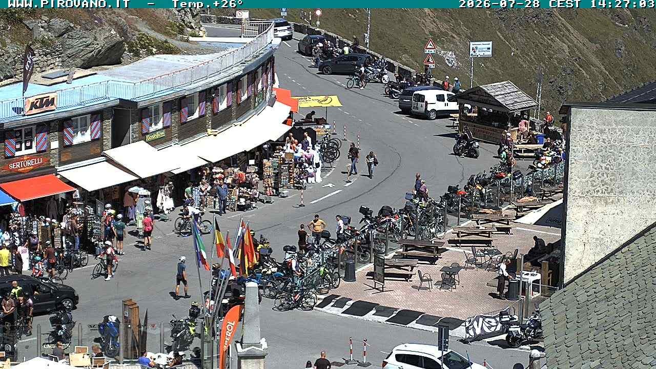Archiv Foto Webcam Stilfserjoch: Passübergang
