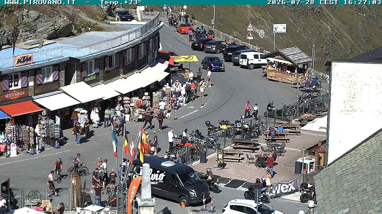 Archiv Foto Webcam Stilfserjoch: Passübergang