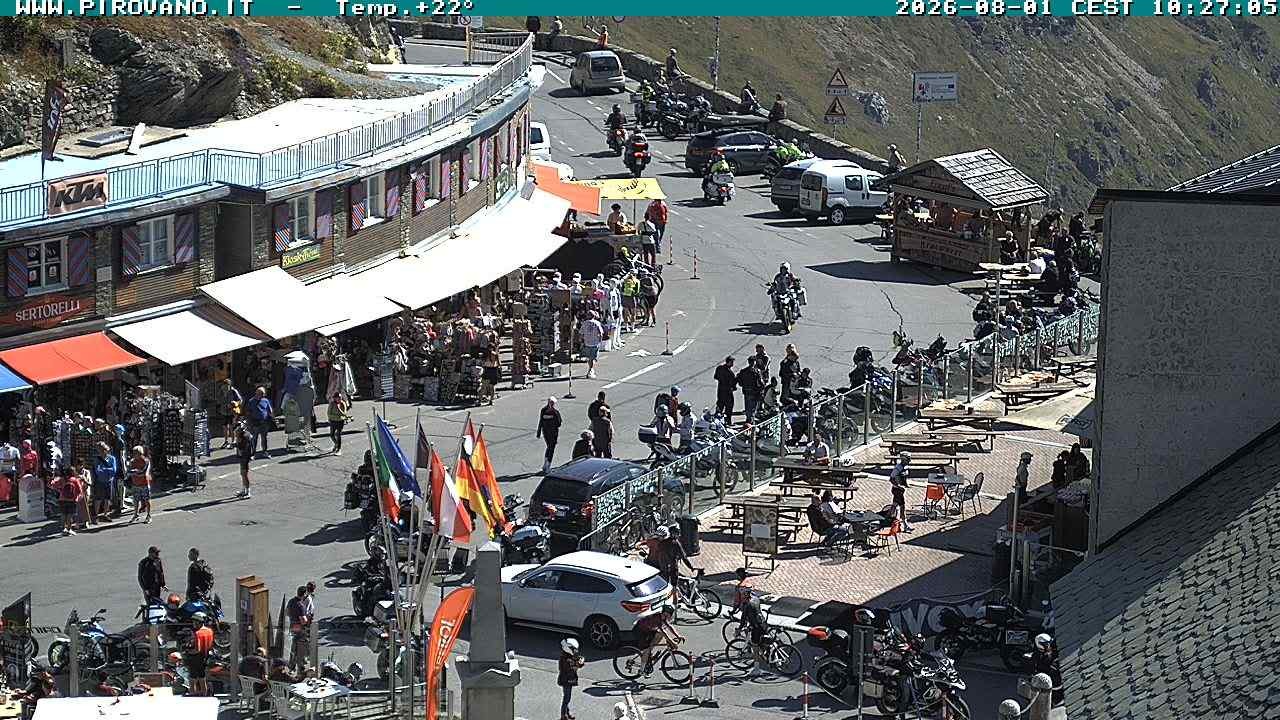 Archiv Foto Webcam Stilfserjoch: Passübergang