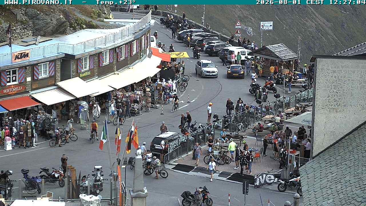 Archiv Foto Webcam Stilfserjoch: Passübergang