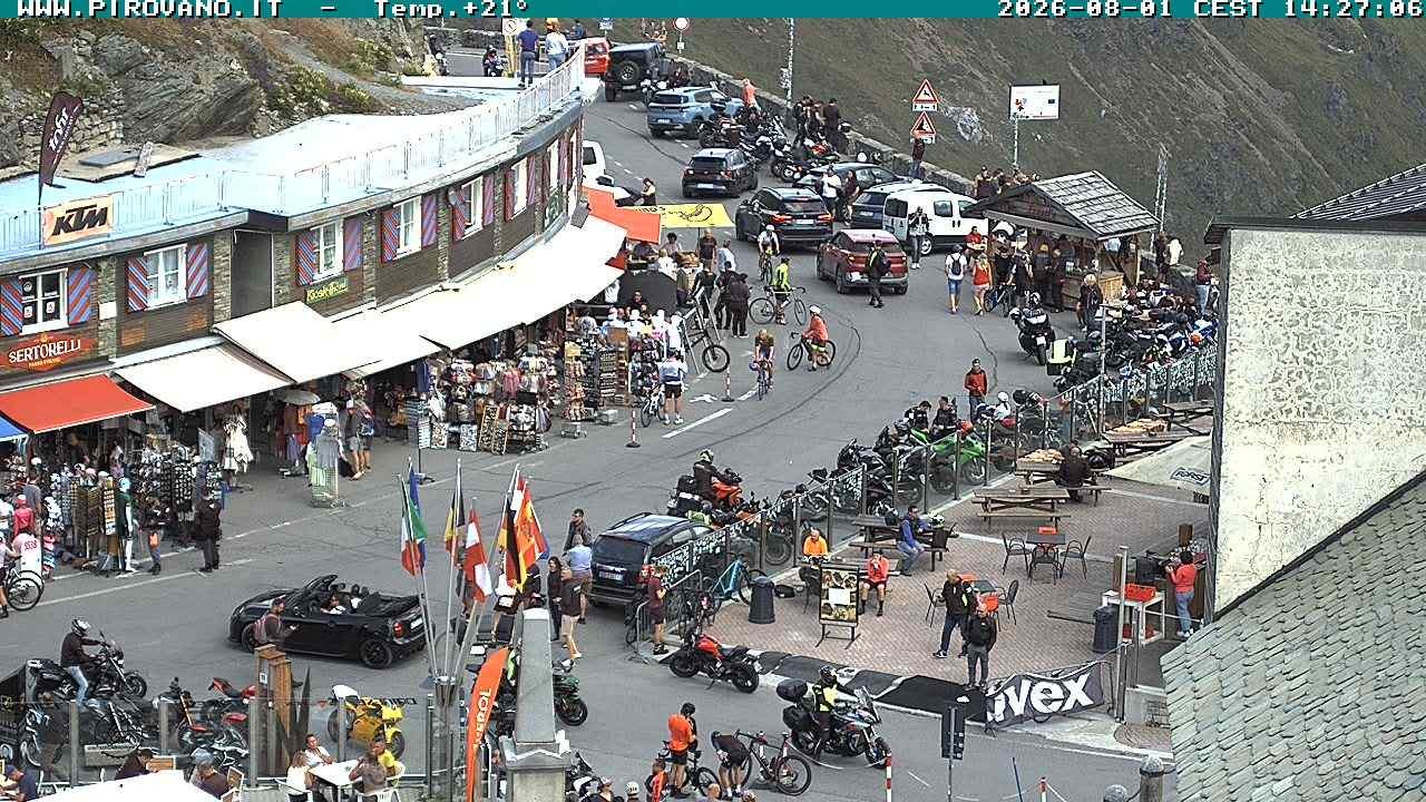 Archiv Foto Webcam Stilfserjoch: Passübergang