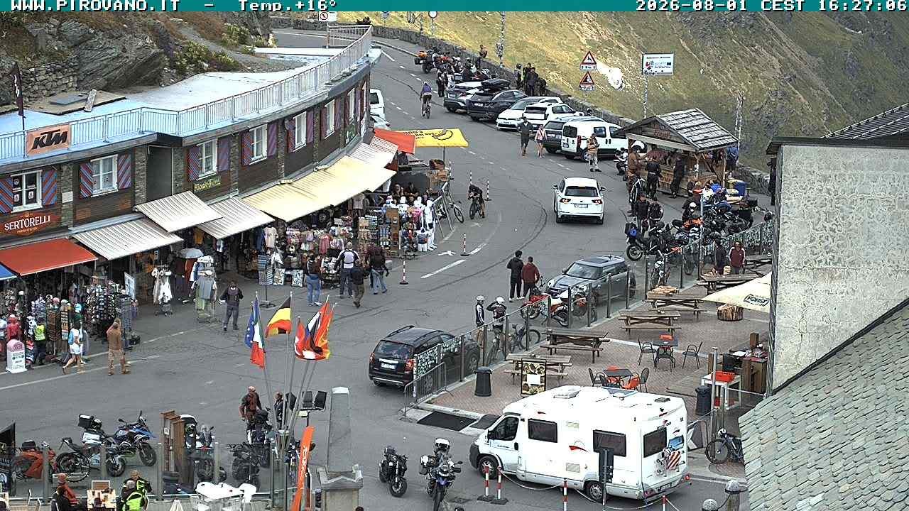 Archiv Foto Webcam Stilfserjoch: Passübergang
