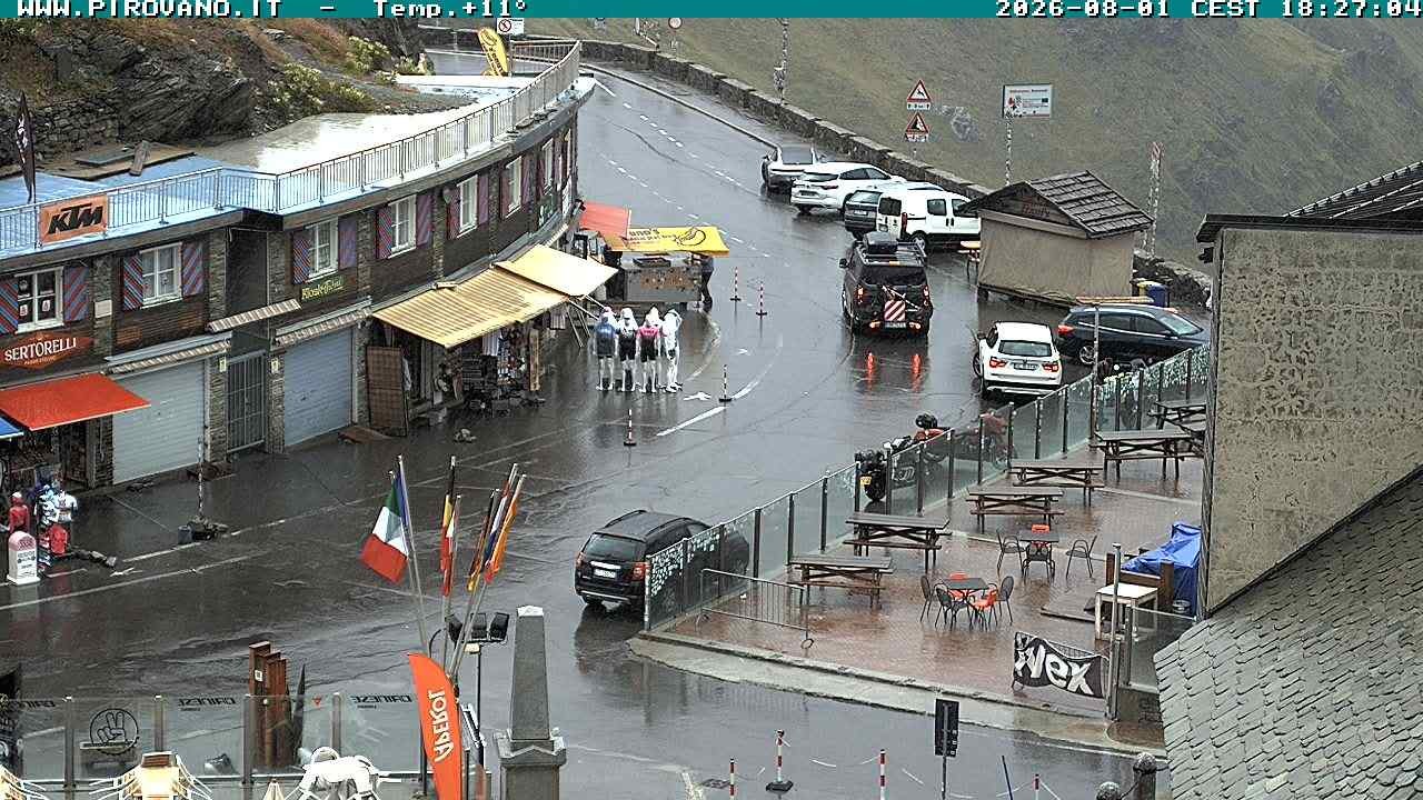 Archiv Foto Webcam Stilfserjoch: Passübergang