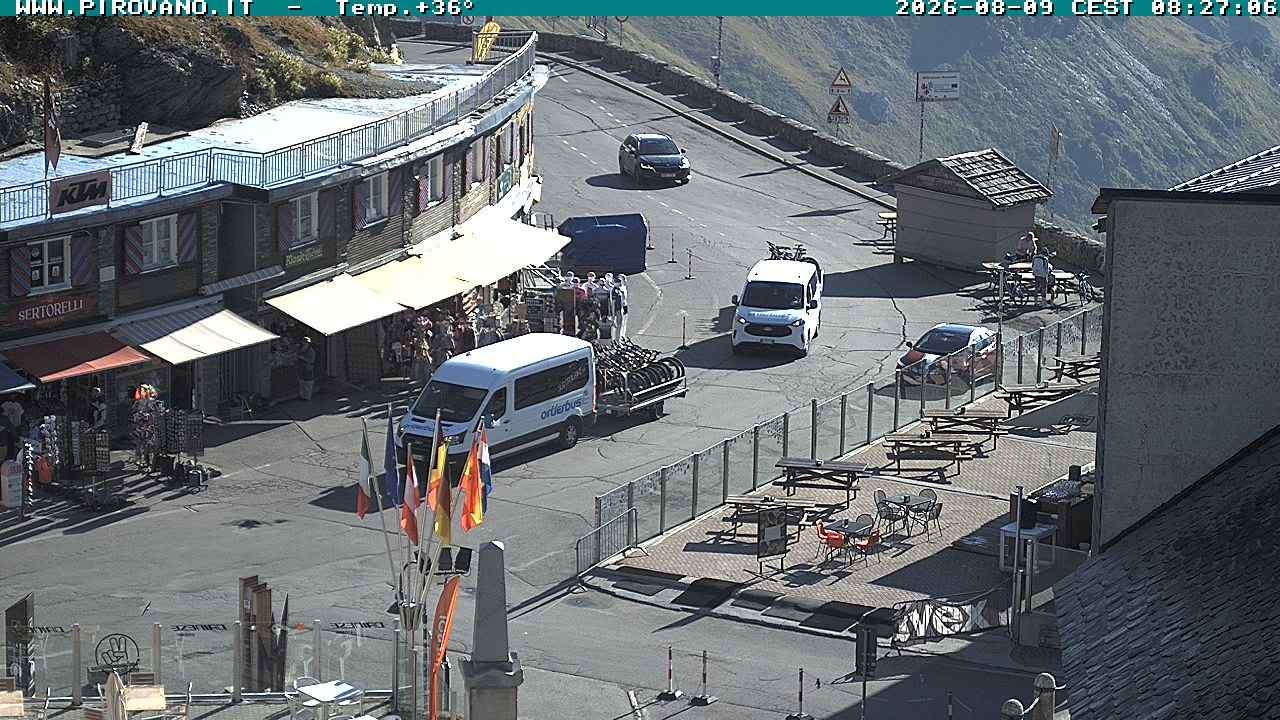 Archiv Foto Webcam Stilfserjoch: Passübergang