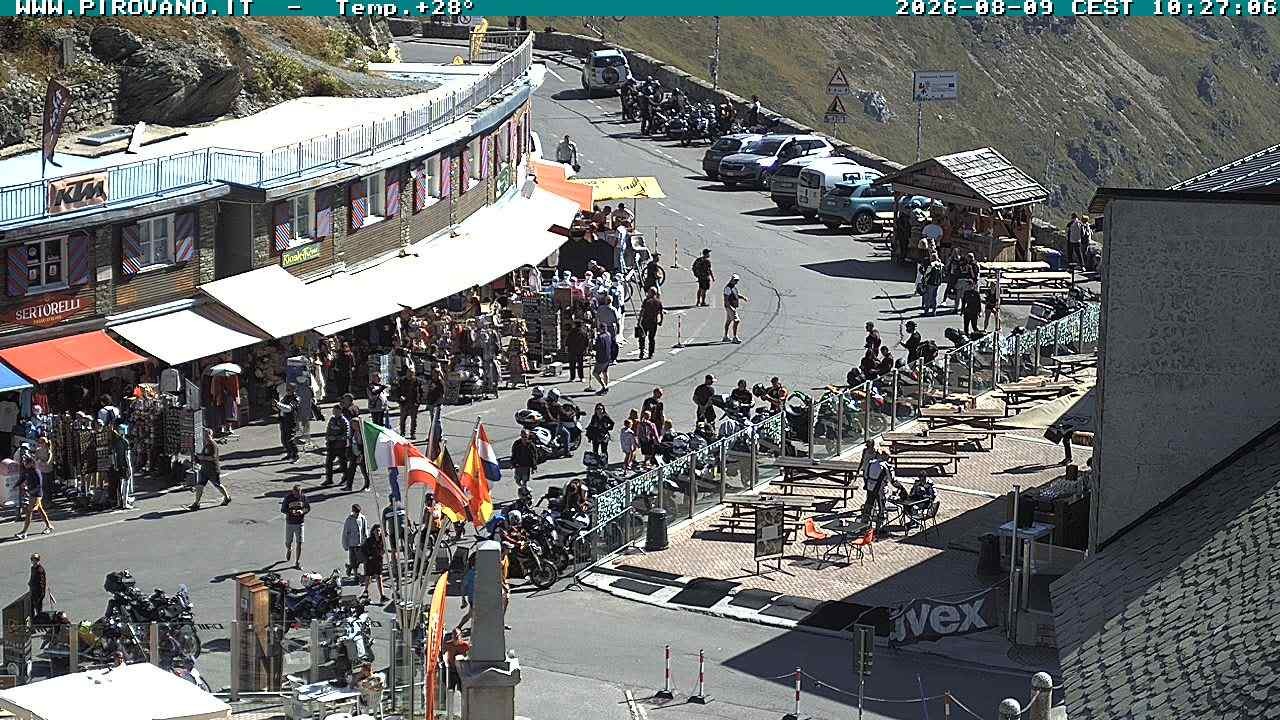 Archiv Foto Webcam Stilfserjoch: Passübergang