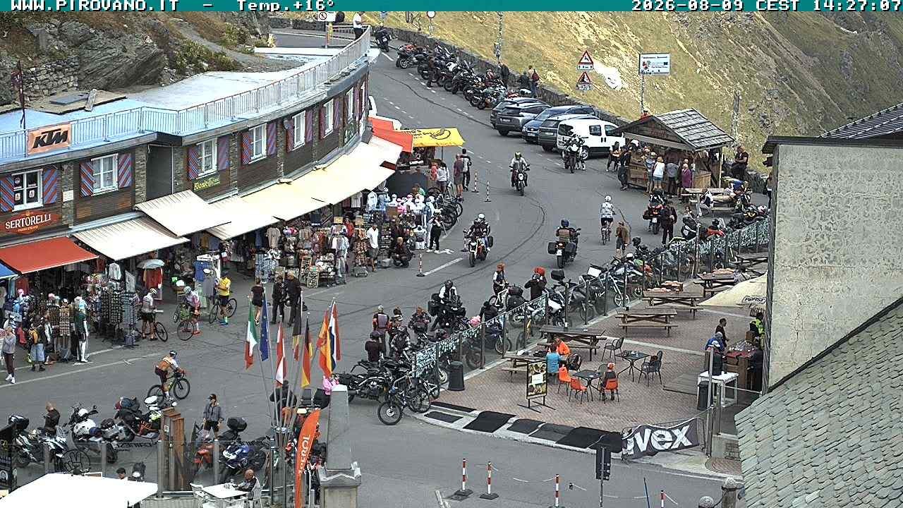 Archiv Foto Webcam Stilfserjoch: Passübergang