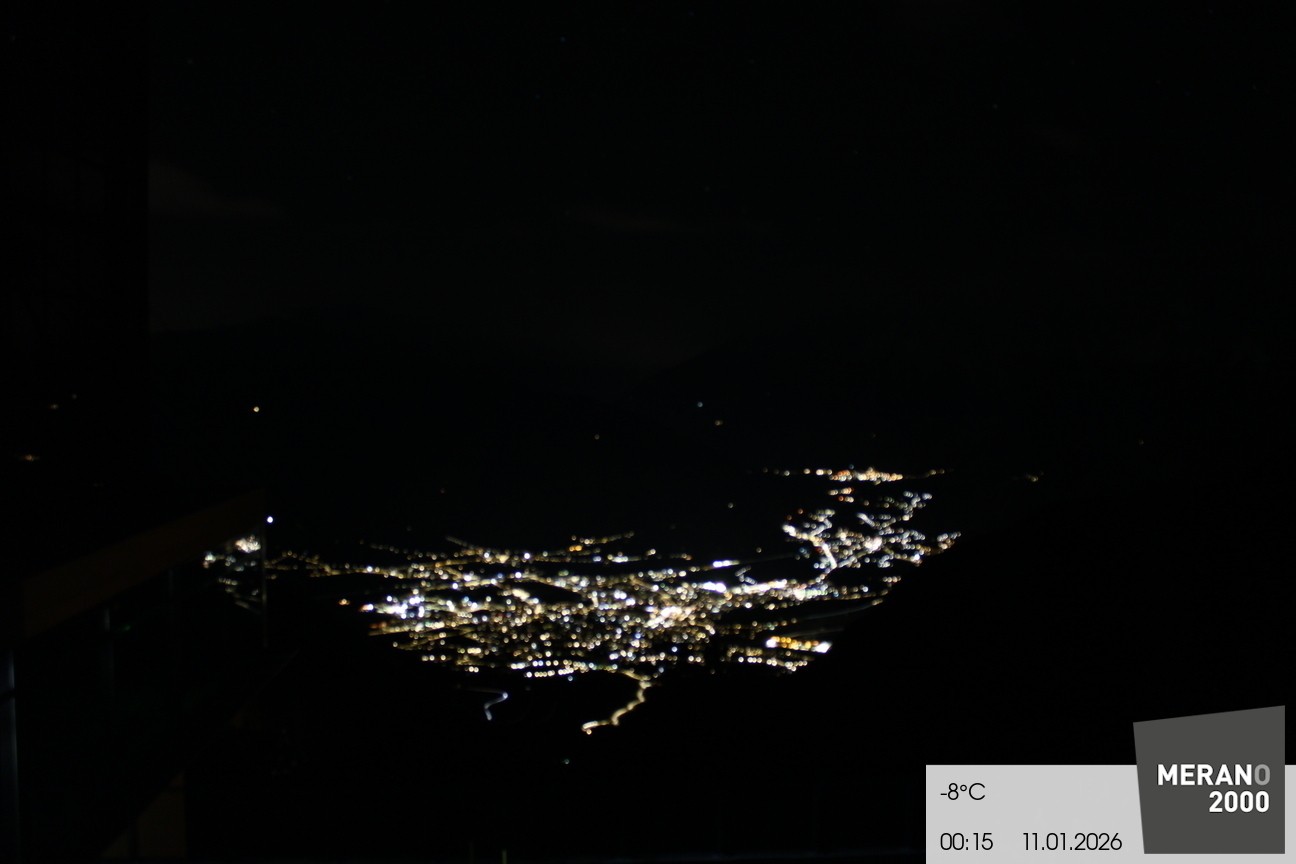 Archiv Foto Webcam Blick auf Meran
