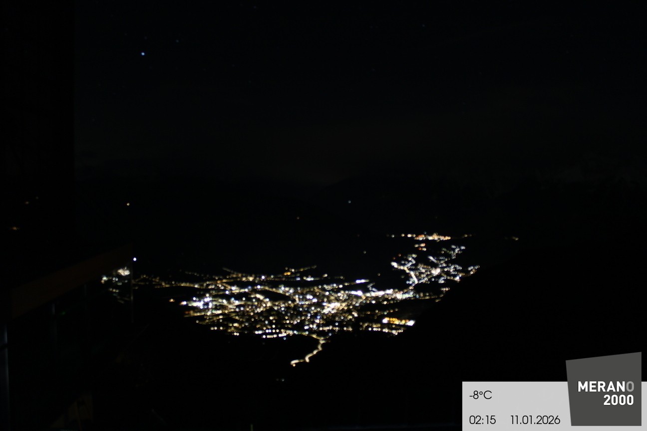 Archiv Foto Webcam Blick auf Meran