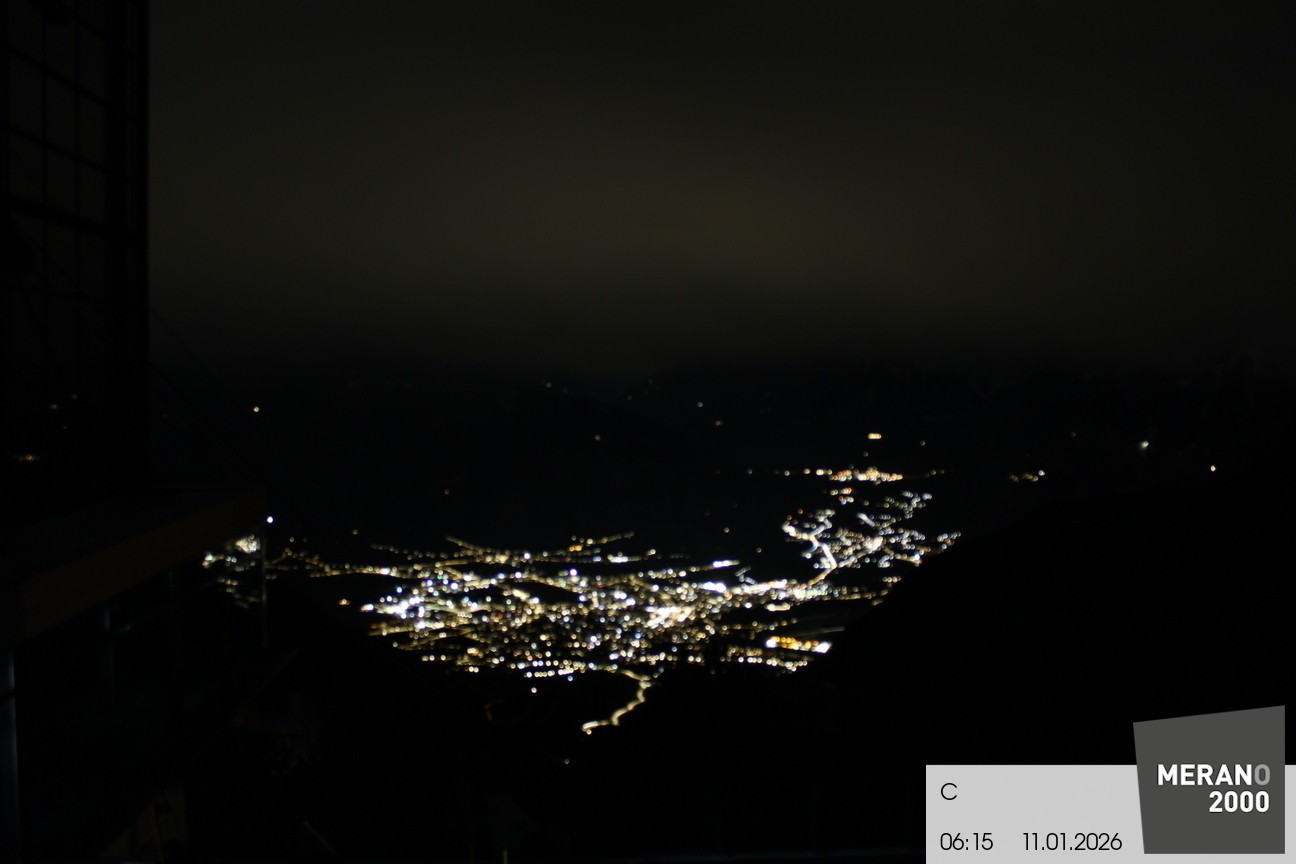 Archiv Foto Webcam Blick auf Meran