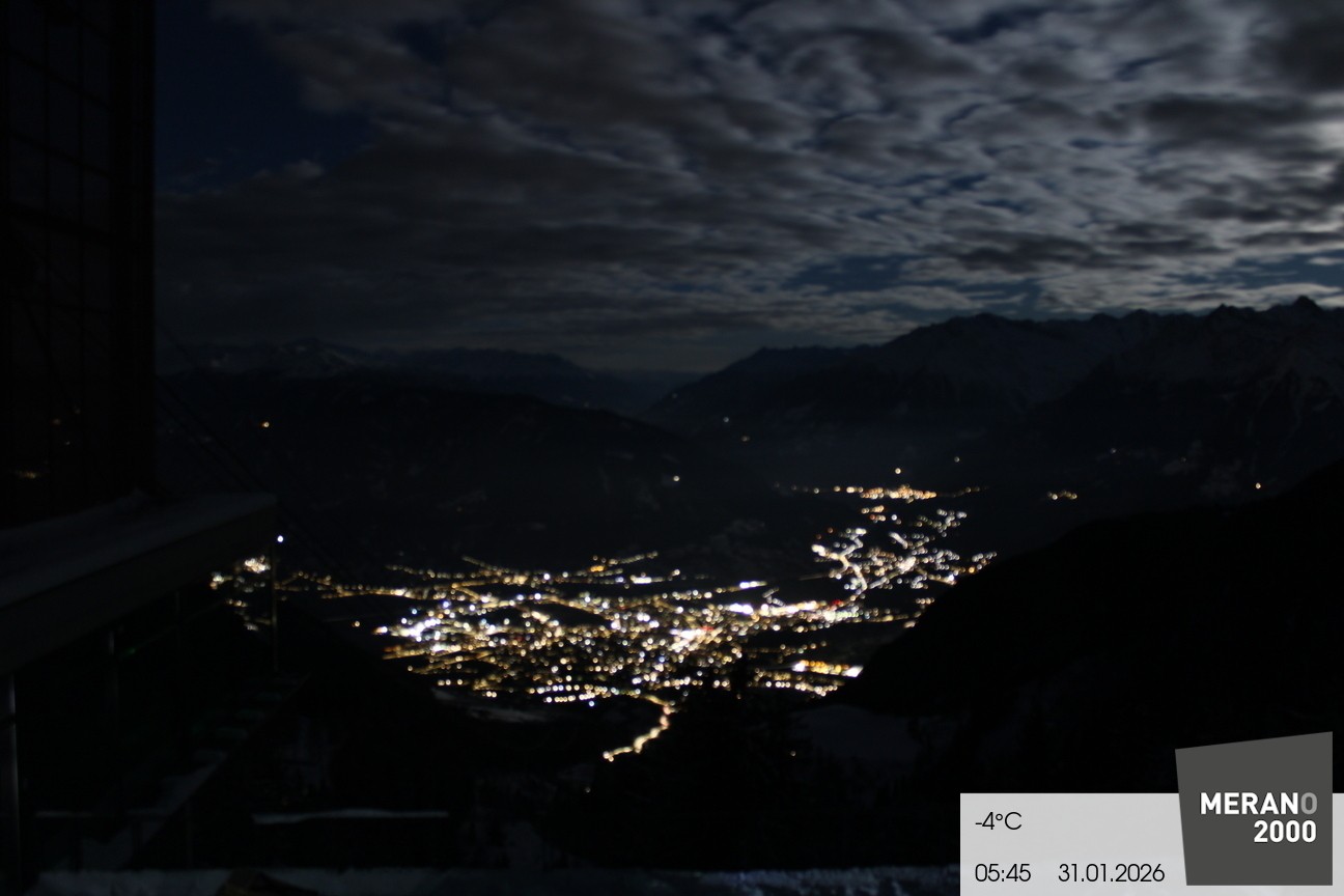 Archiv Foto Webcam Blick auf Meran