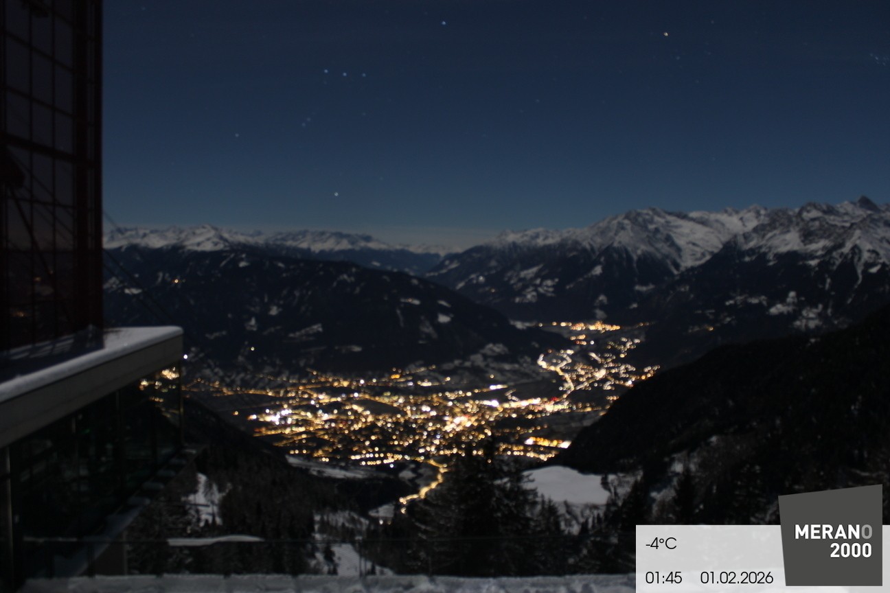 Archiv Foto Webcam Blick auf Meran