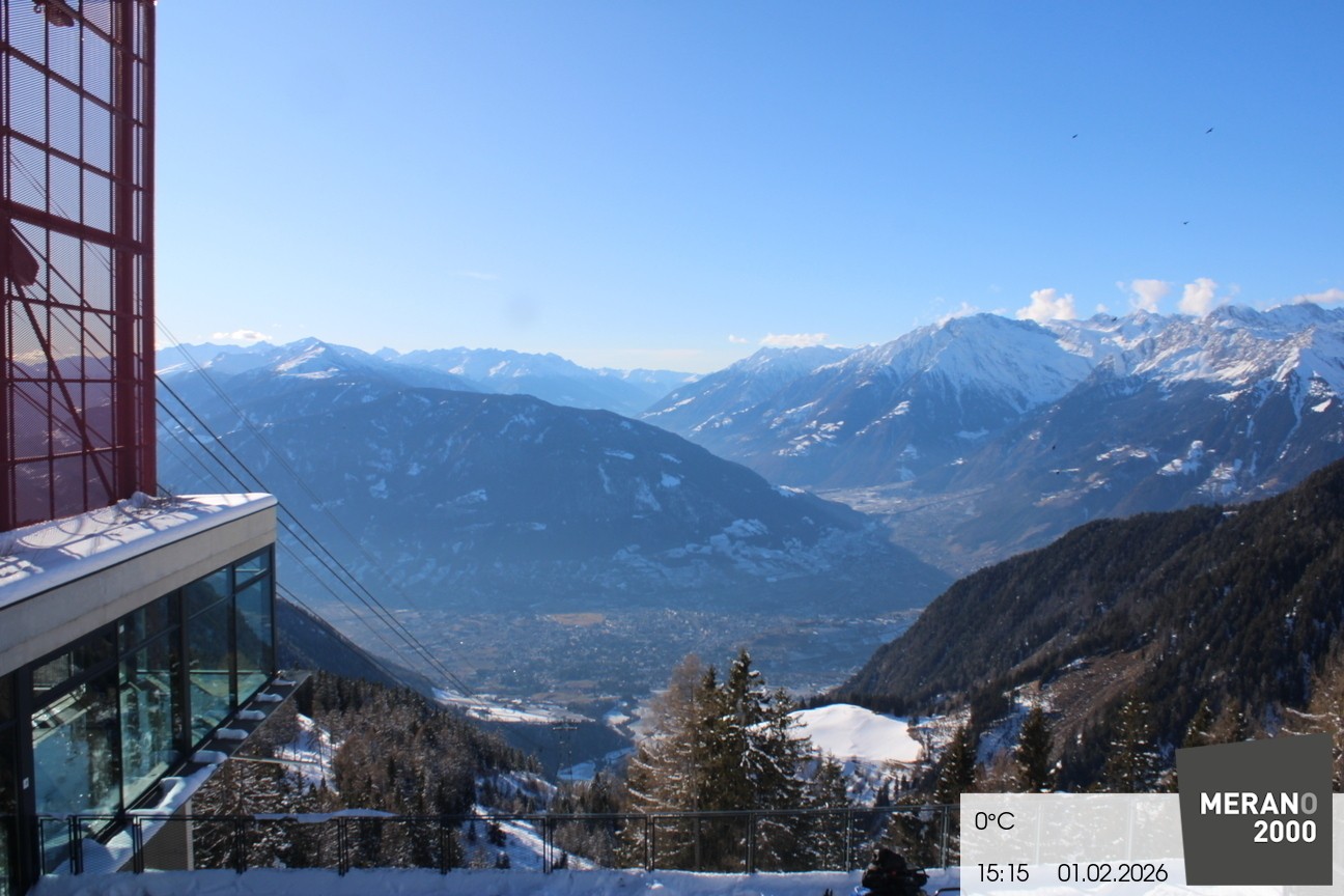 Archiv Foto Webcam Blick auf Meran