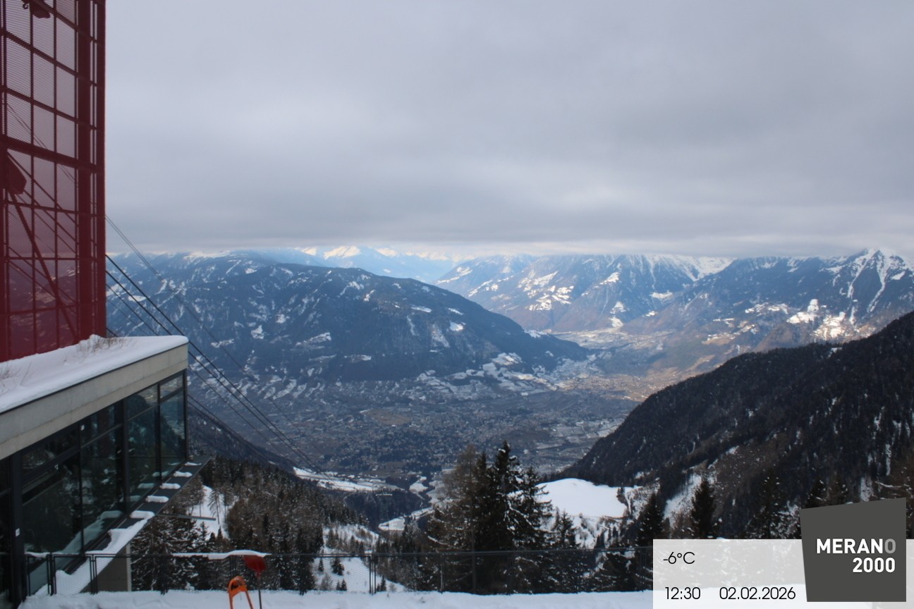 Archiv Foto Webcam Blick auf Meran