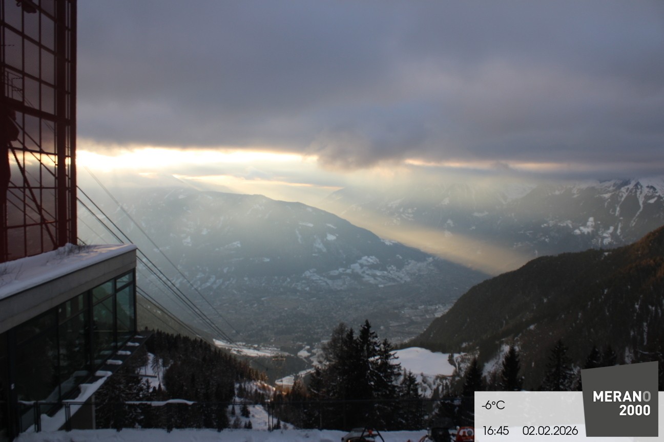 Archiv Foto Webcam Blick auf Meran