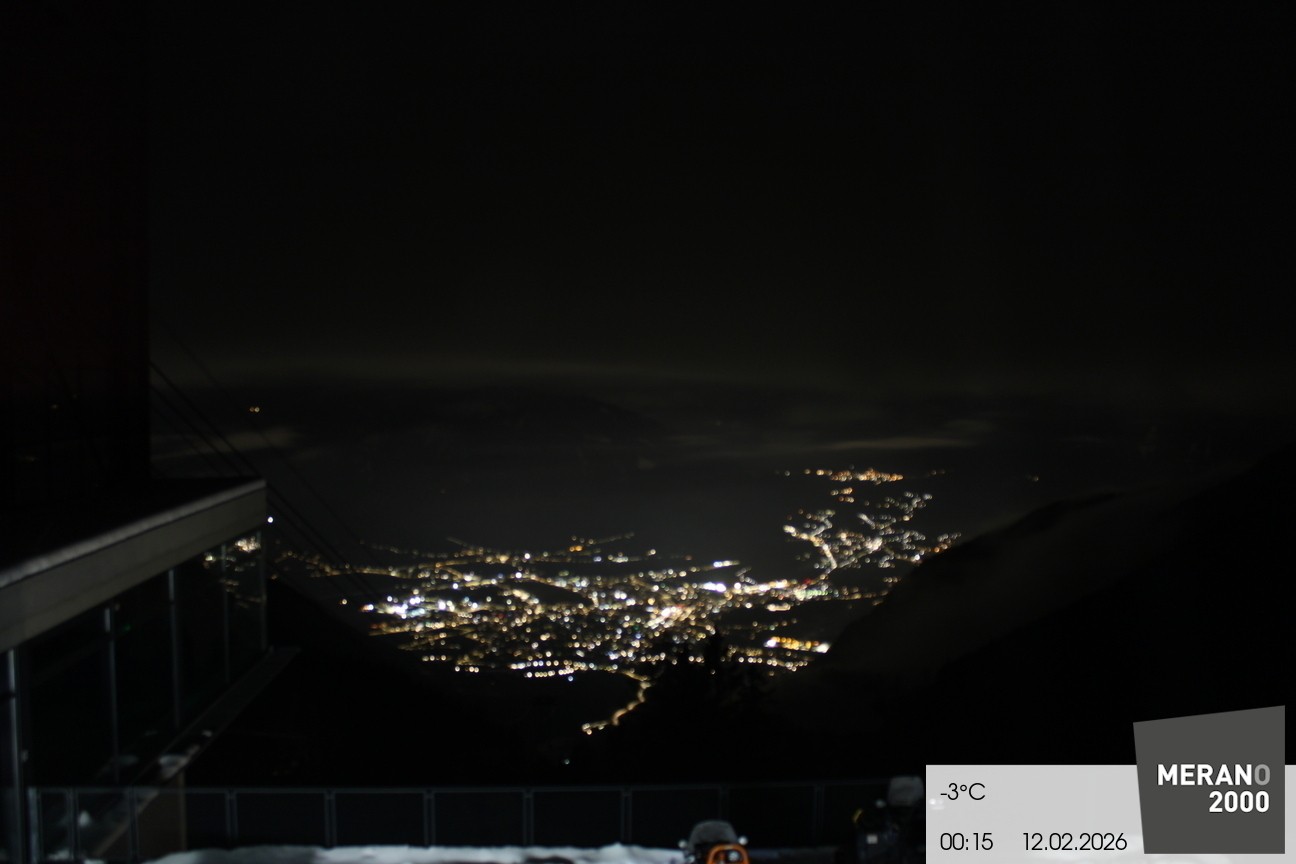 Archiv Foto Webcam Blick auf Meran