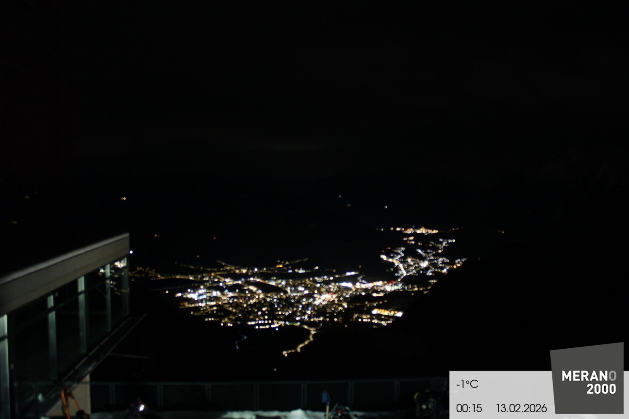 Archiv Foto Webcam Blick auf Meran