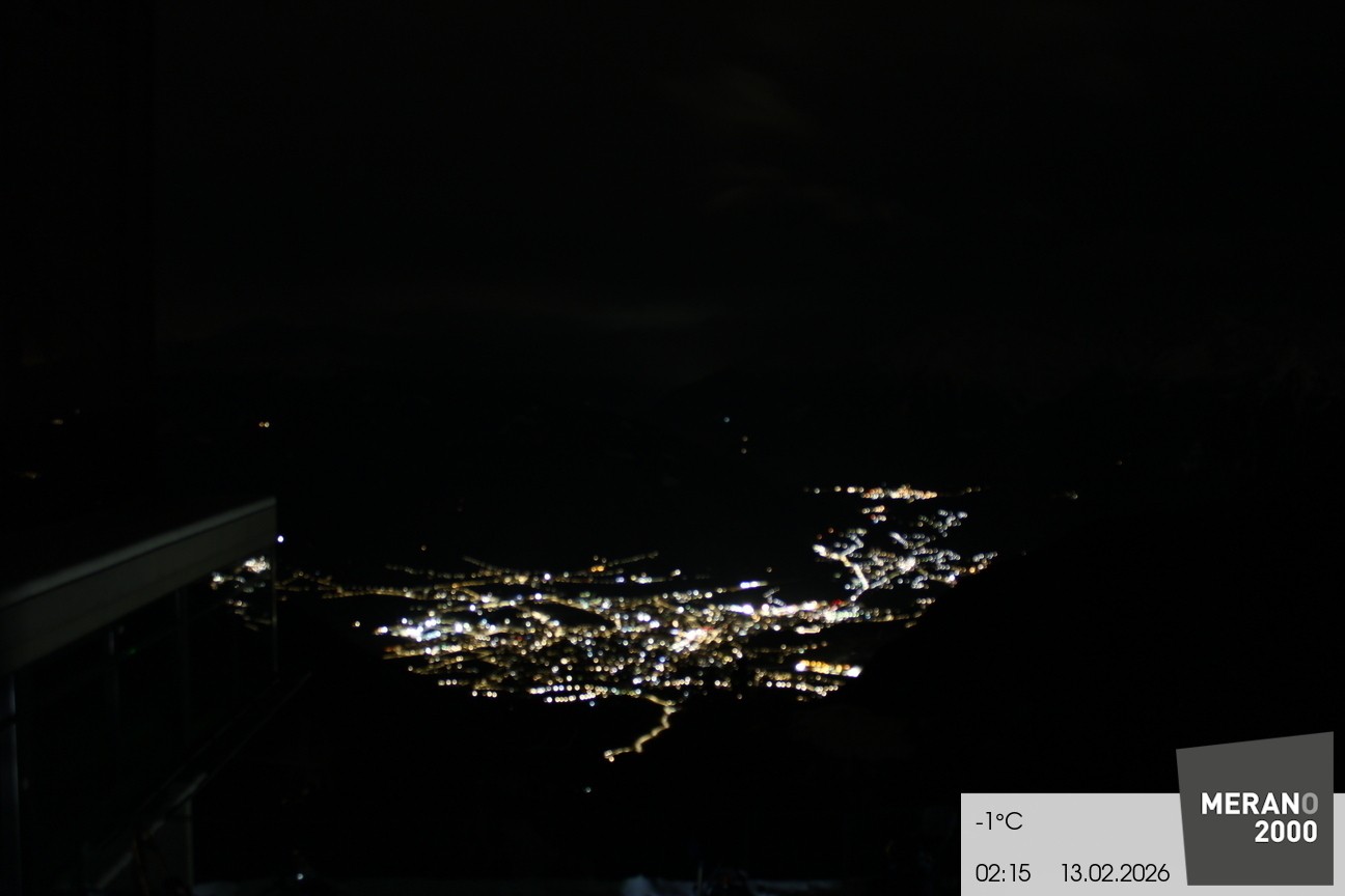 Archiv Foto Webcam Blick auf Meran