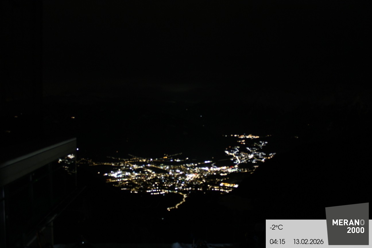 Archiv Foto Webcam Blick auf Meran