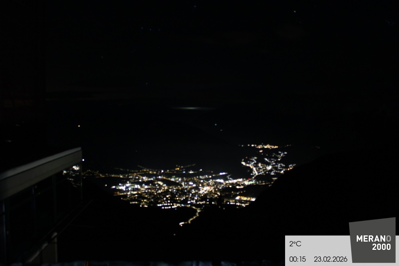 Archiv Foto Webcam Blick auf Meran