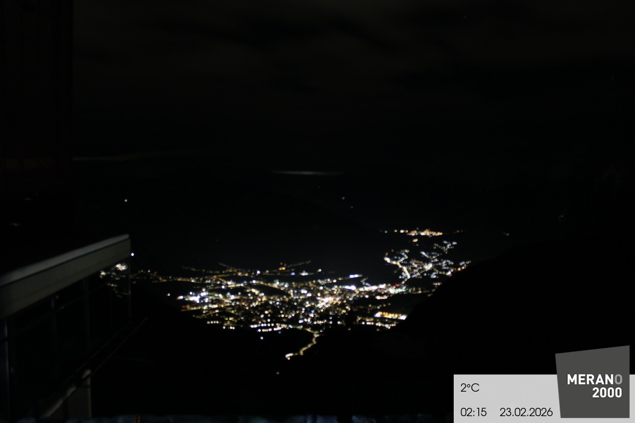 Archiv Foto Webcam Blick auf Meran