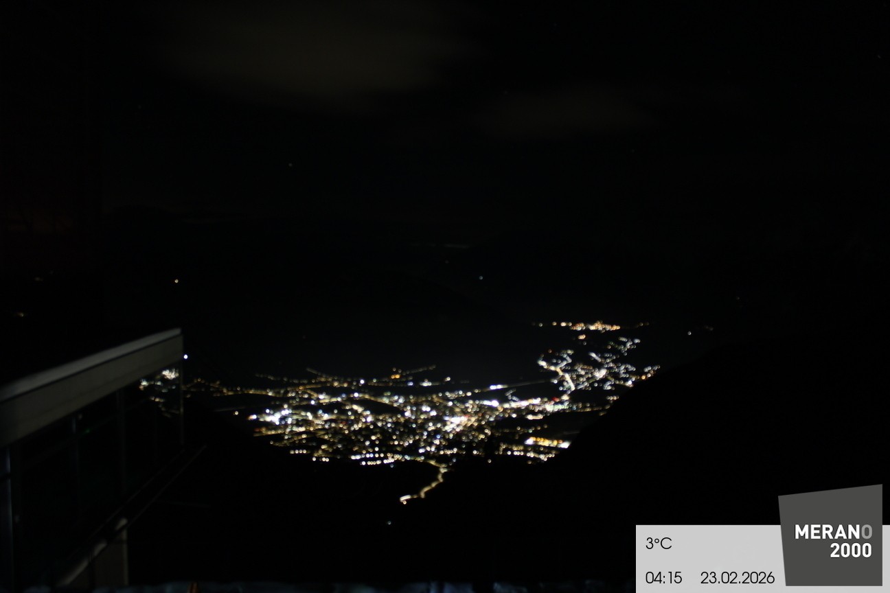 Archiv Foto Webcam Blick auf Meran