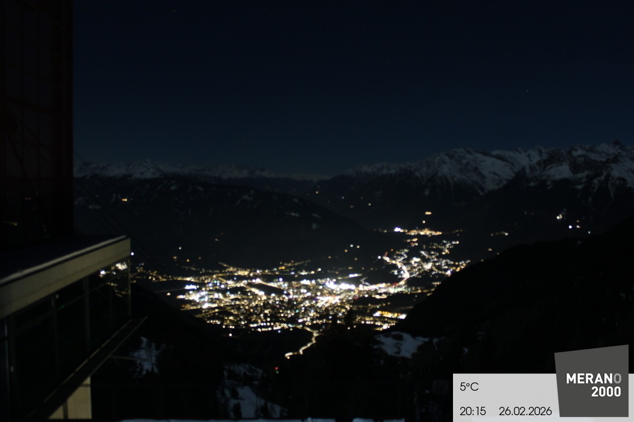 Archiv Foto Webcam Blick auf Meran