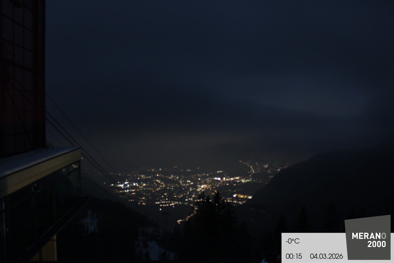 Archiv Foto Webcam Blick auf Meran