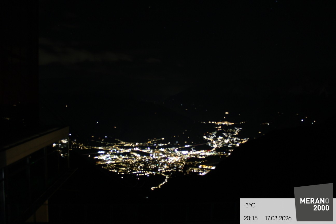 Archiv Foto Webcam Blick auf Meran