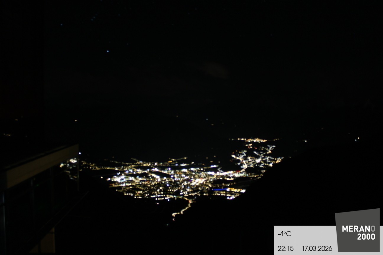 Archiv Foto Webcam Blick auf Meran