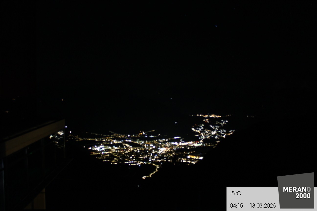 Archiv Foto Webcam Blick auf Meran