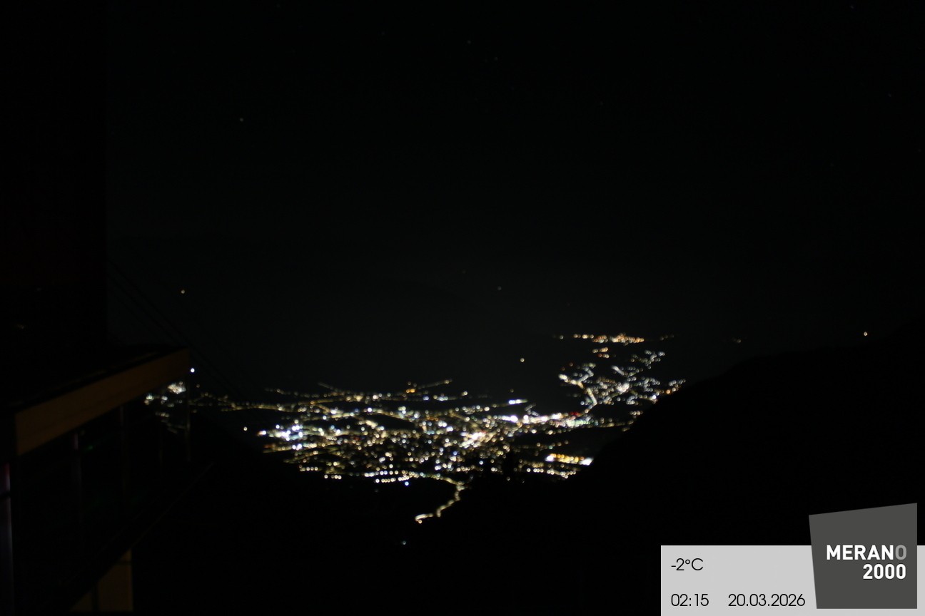 Archiv Foto Webcam Blick auf Meran