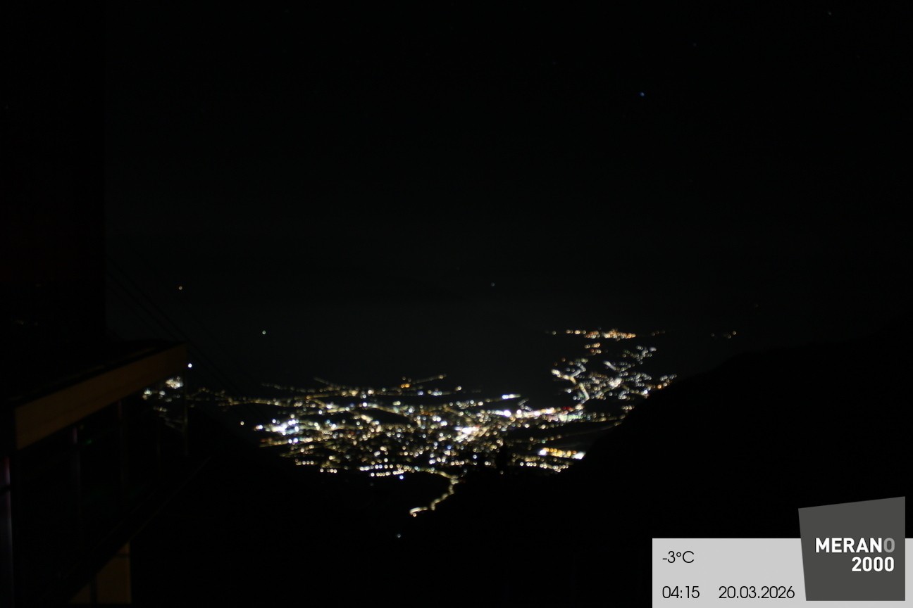 Archiv Foto Webcam Blick auf Meran