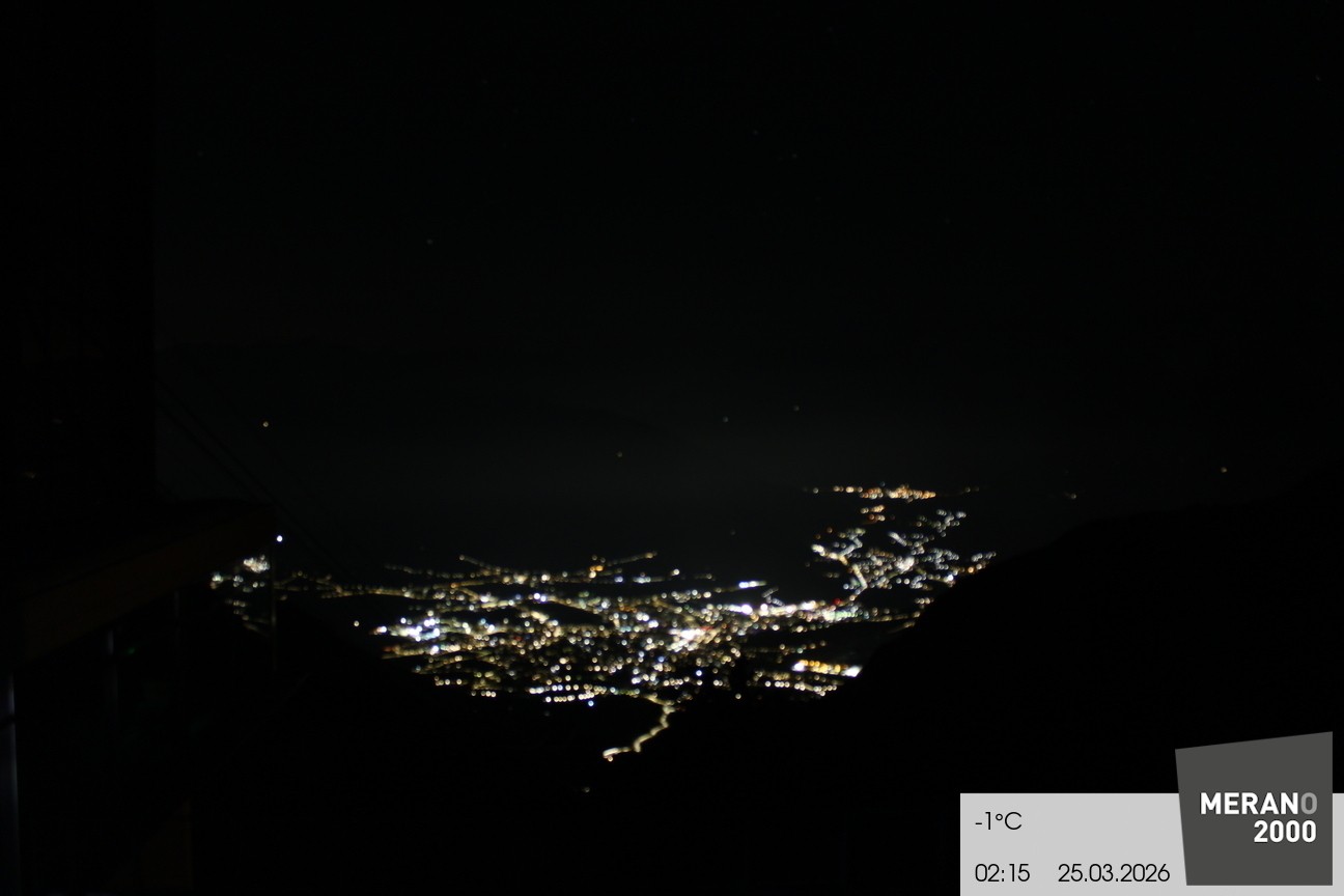 Archiv Foto Webcam Blick auf Meran