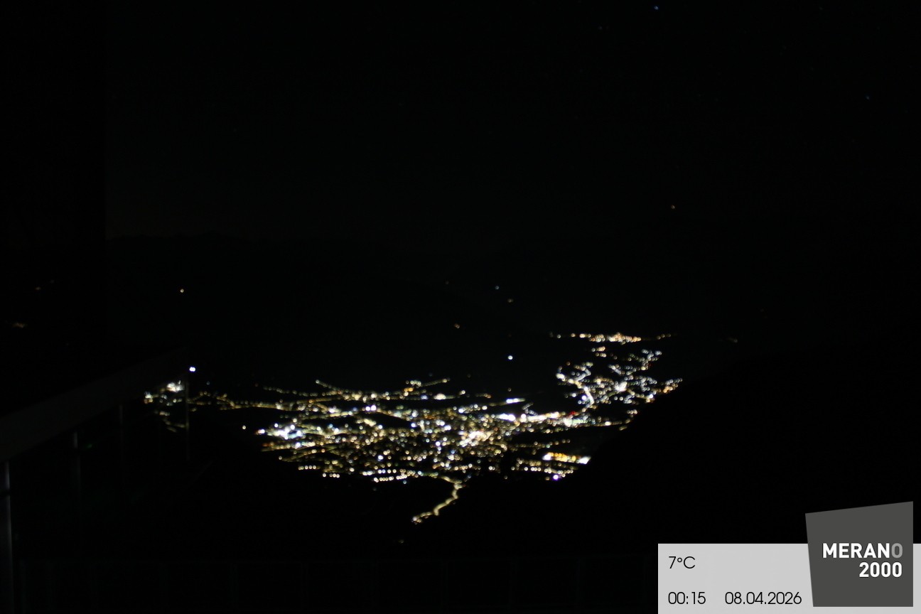 Archiv Foto Webcam Blick auf Meran