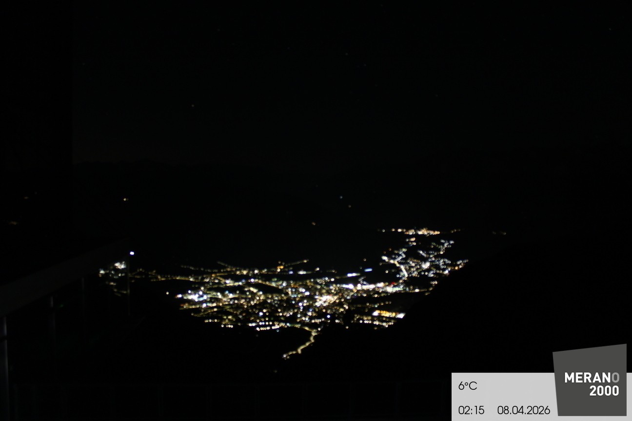 Archiv Foto Webcam Blick auf Meran