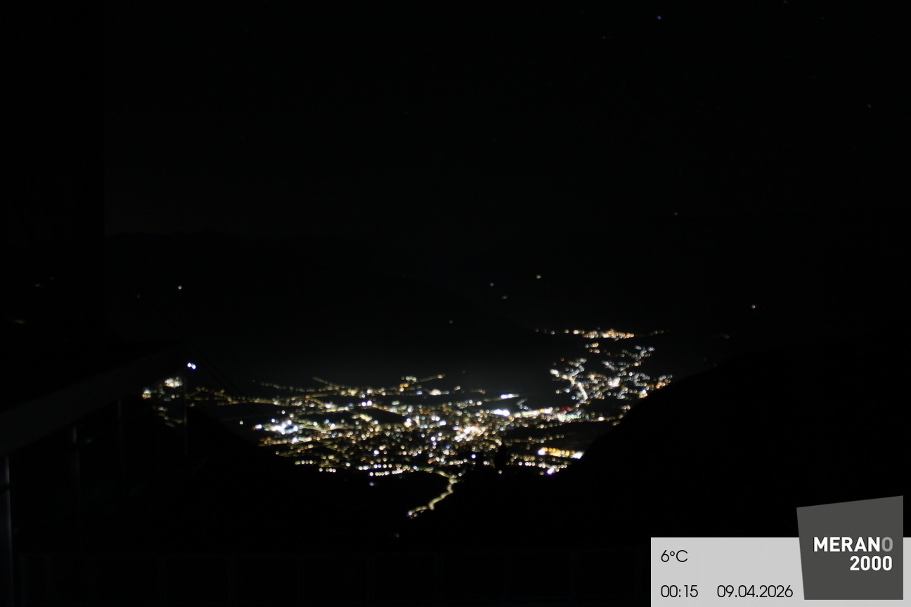 Archiv Foto Webcam Blick auf Meran