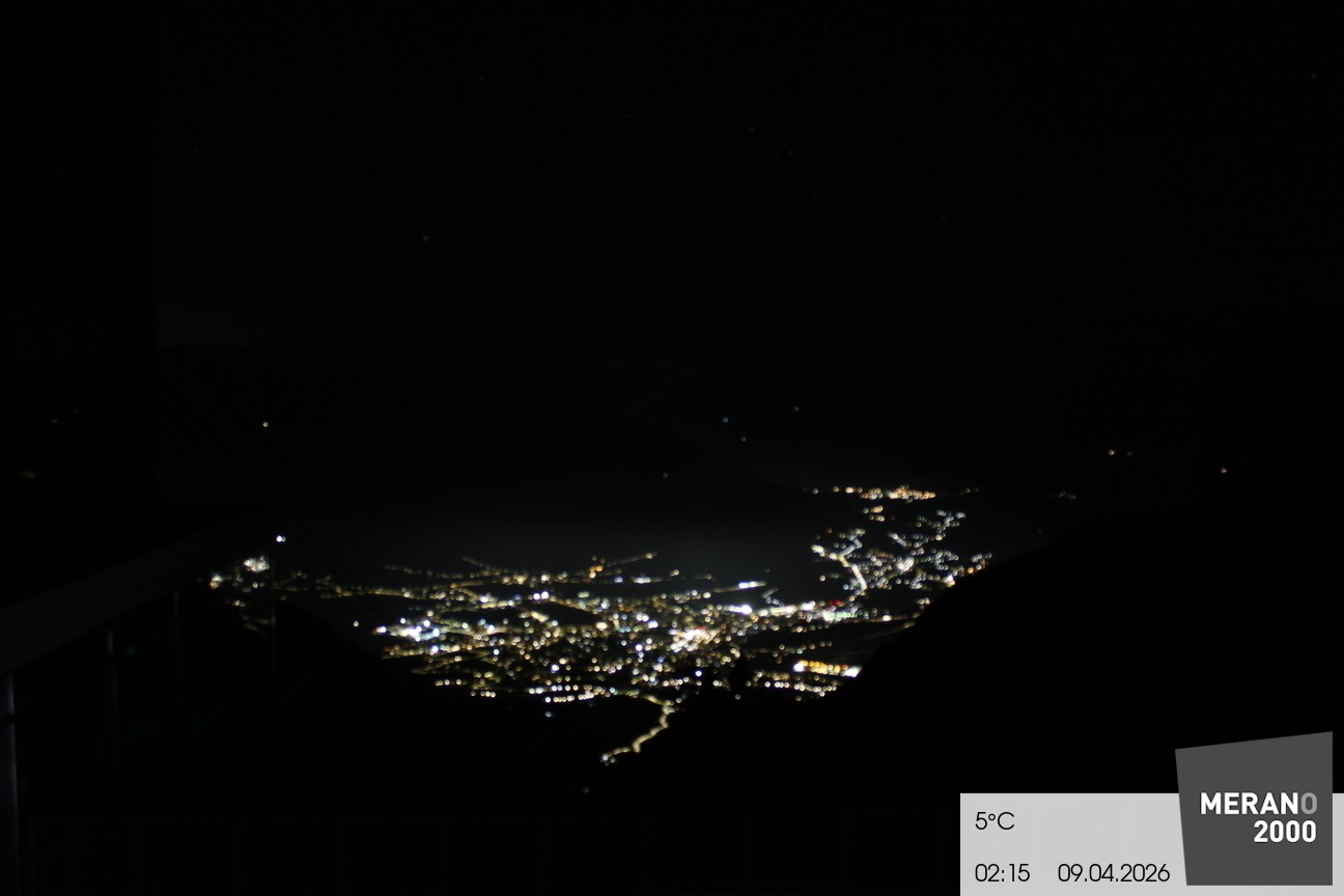 Archiv Foto Webcam Blick auf Meran